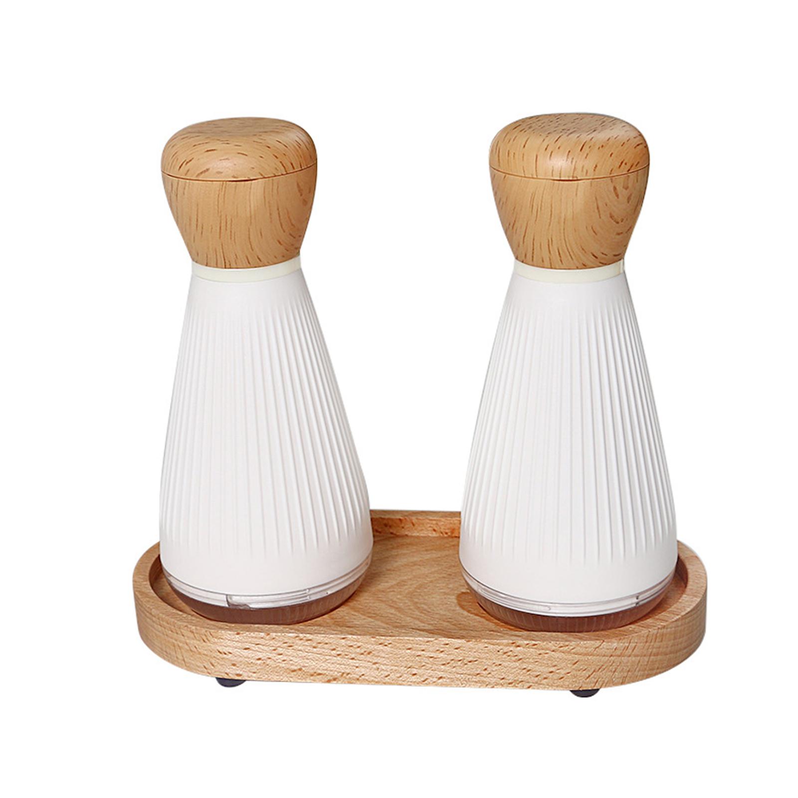 flameer 2 Pieces and Pepper Grinding Mill Spice Grinder Manual Pepper