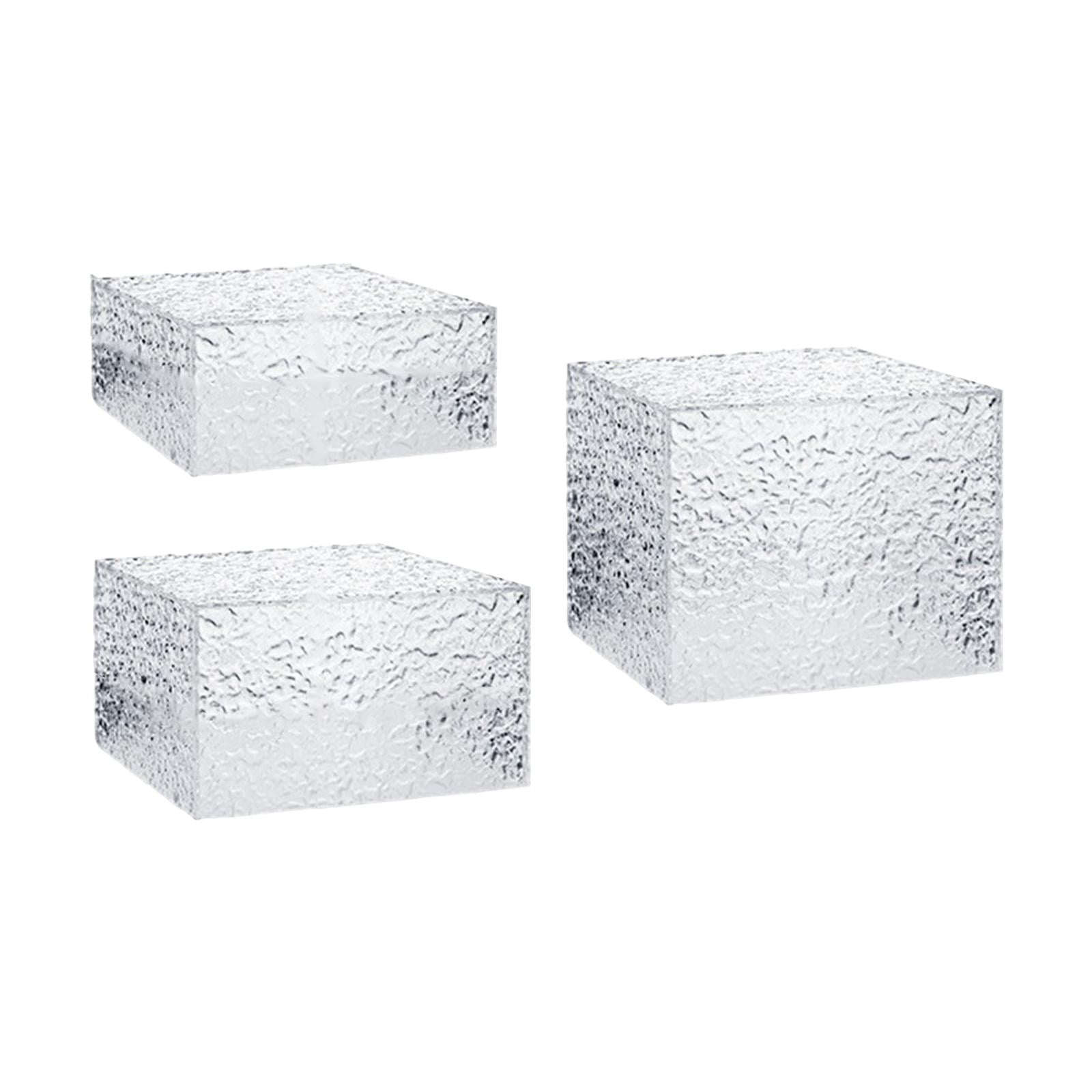 flameer Acrylic Cube Display Box Riser Buffet Riser for Catering Action ...