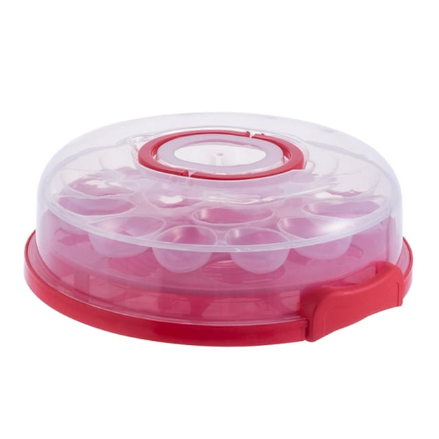 flameer Cake Carrier with Cover Cupcake Saver Pie Cupcakes Carrier