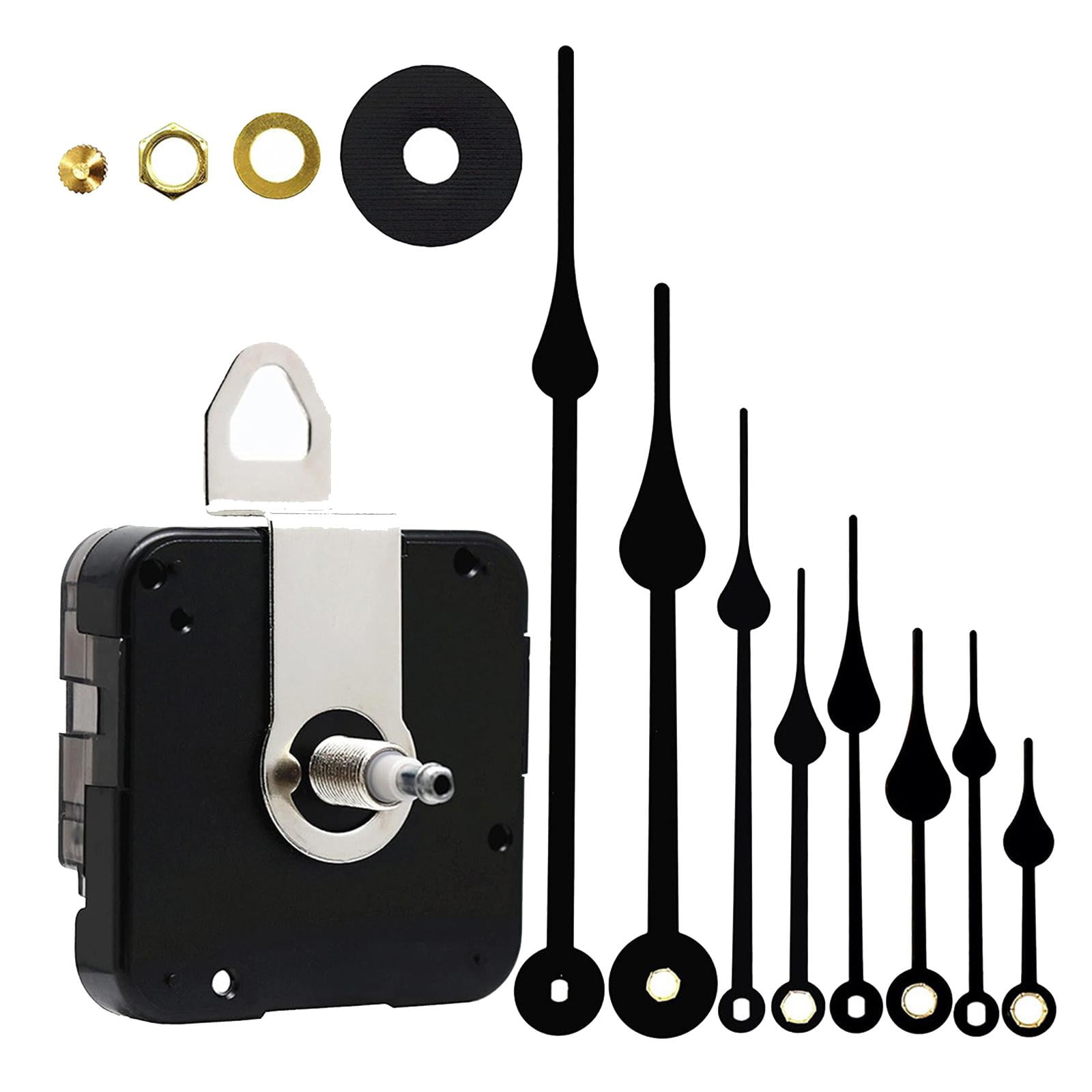 flameer DIY Wall Clock Movement Mechanism with 4 Sets Hands for ...
