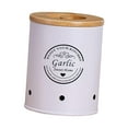 thumbnail image 1 of flameer Garlic Potato Onion Keeper Pot Fruit Pot/Storage Box Food Storage Container Tins S, 1 of 8