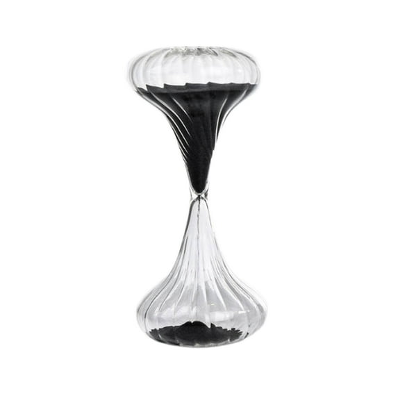 flameer Hourglass Timer Birthday Gifts Modern Home Furnishings Sand Timer Sandglasstimer Black