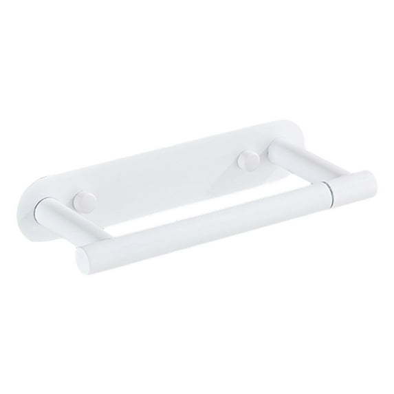 flameer Toilet Paper Holder Easy Installation Stainless Steel Modern Tissue Roll White