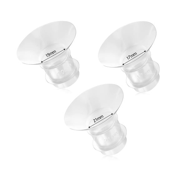 flange insert Breast Milk Pump Flange Inserts Breast Converter Practical Breast Pump Replacement 21mm for Nursing Mothers