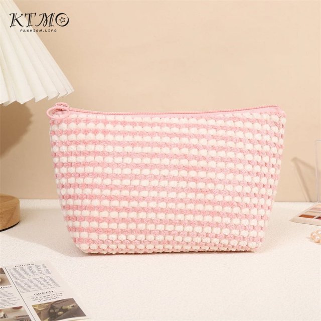 flannel wash bag cosmetic bag skin care cosmetics bag outdoor travel