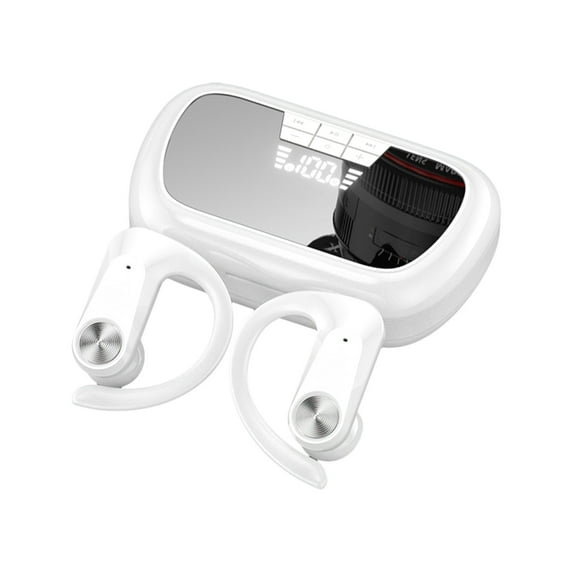 flash Deals of the day Clearance Mini with USB-C Charging - Open-Ear Bluetooth Bone Conduction Sport Headphones - Sweat Resistant Wireless Earphones for Workouts and Running - Built-in Mic