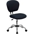 thumbnail image 1 of Flash Furniture H-2376-F-GY-GG Mid-Back Gray Mesh Task Chair with Chrome Base, 1 of 4