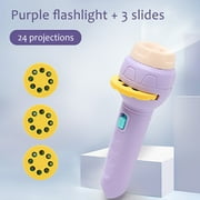 flashlight lantern flashlights for kids 3-5 tactical flash light Slide Projector Flashlight Projection Light Toy Slide Flashlight Lamp Education