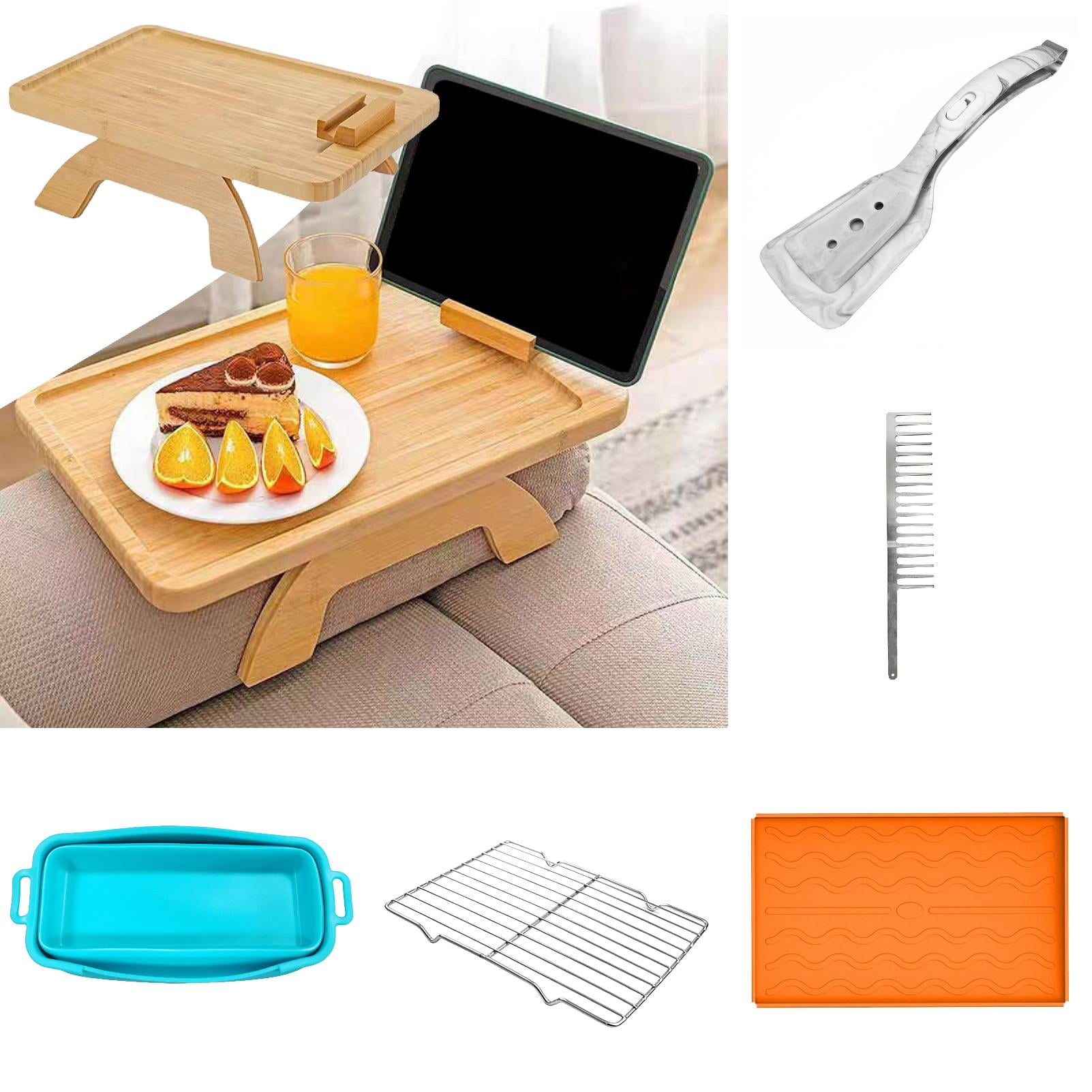 flat griddle camp chef traeger griddle Couch Arm Tray Table Clip On