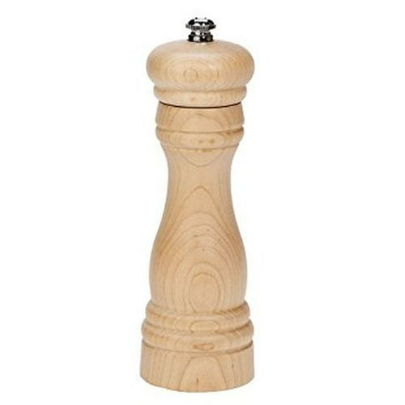 fletchers' mill federal salt mill, maple - 6 inch, adjustable coarseness fine to coarse, made in u.s.a.