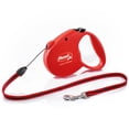 thumbnail image 1 of flexi Retractable Dog Leash (Cord), 16 ft, Small, Red, 1 of 5