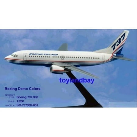 flight miniatures boeing 737-300 house colors 1981 demo livery 1/200 scale