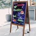 thumbnail image 1 of fliptrade Double Sided Led Message Writing Board Illuminated DIY Painting Boards - 39.4 H X20.5 W in, 1 of 5