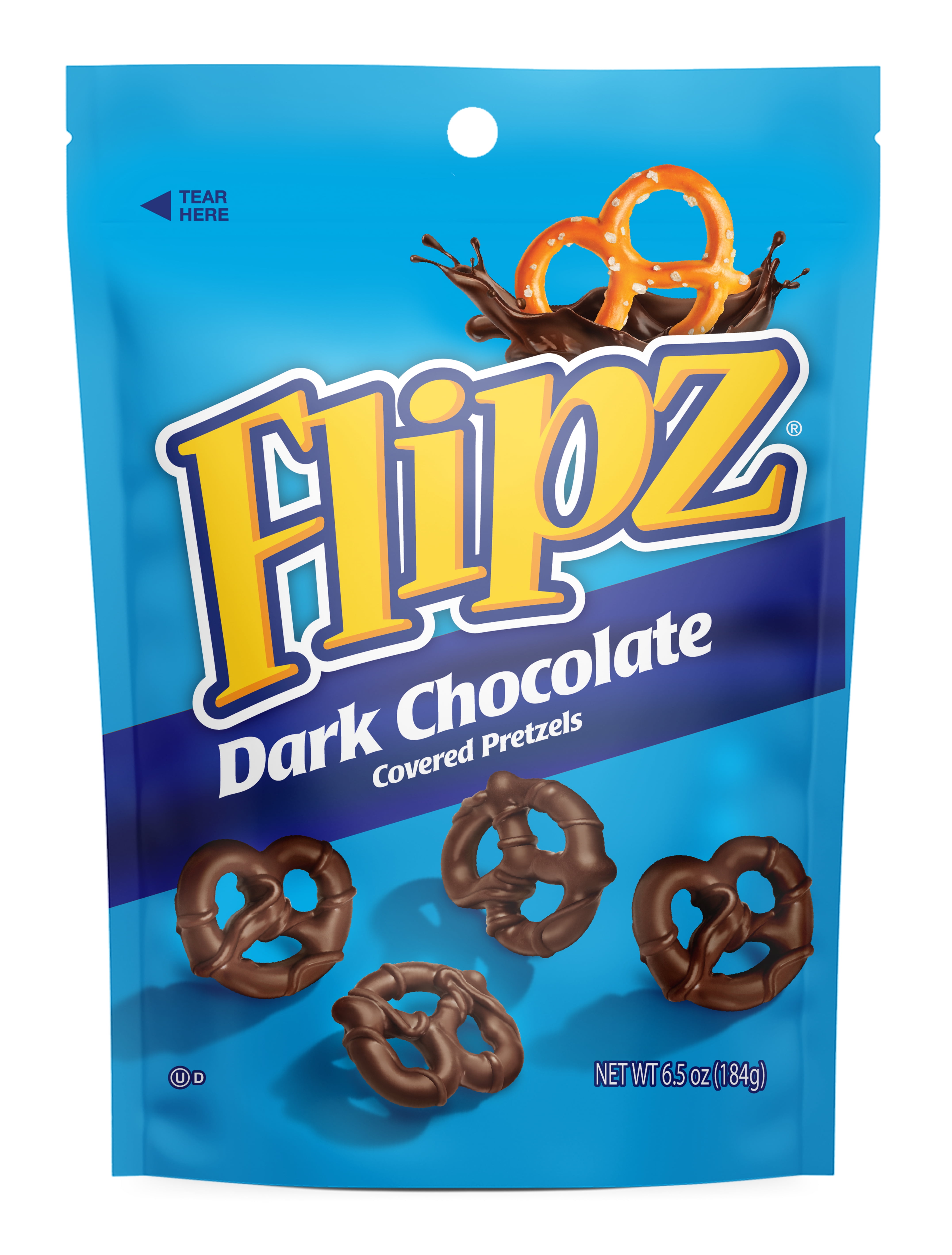flipz Dark Chocolate Covered Pretzels, 6.5 oz