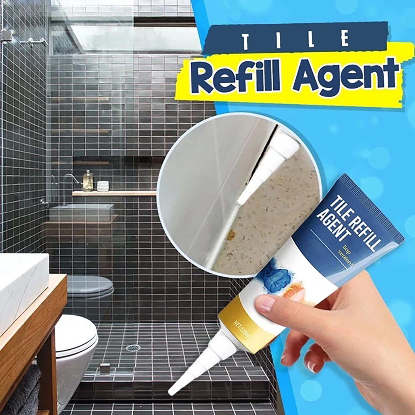 floor detergent mopping Bright and clean bathroom cleaner Tile Grout Refill Agent Ceramic Tile ...