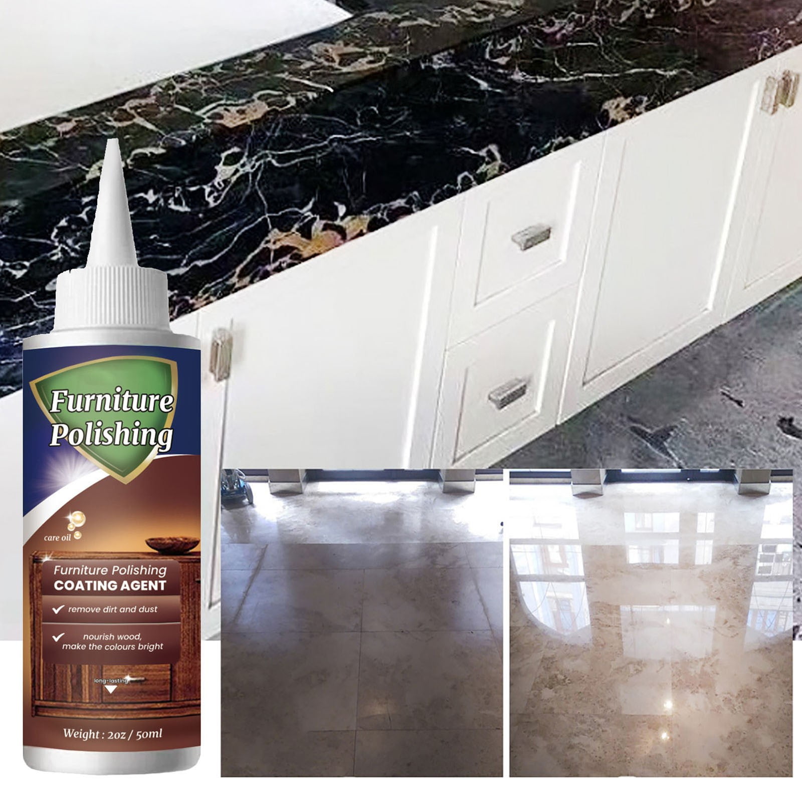 floor detergent for mopping vinyl flooring Remove the smell cleaner Furniture Polishing Nano