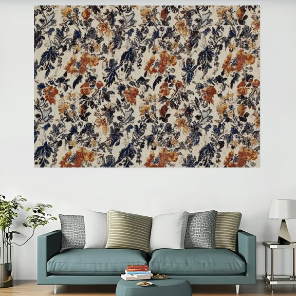 floral pattern lace Baroque Wall Hanging, 100% Polyester Tapestry and wall decoration, for Living Room Bedroom Dorm Decoration for decorative wall hanging, decorative bedroom, living room decoration