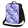flower crystal Skull School Lunch Box for Boys Girls, Reusable