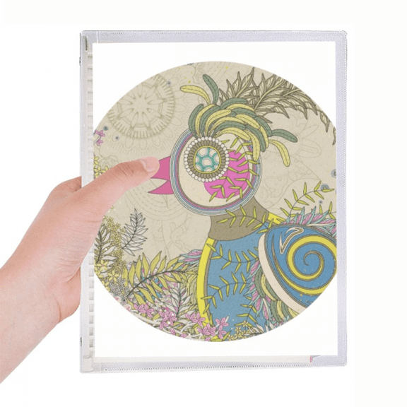 flower en pheasant ukiyo-e japan notebook loose diary refillable journal statiry