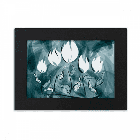 flower hand painted desktop photo frame ornaments picture art painting