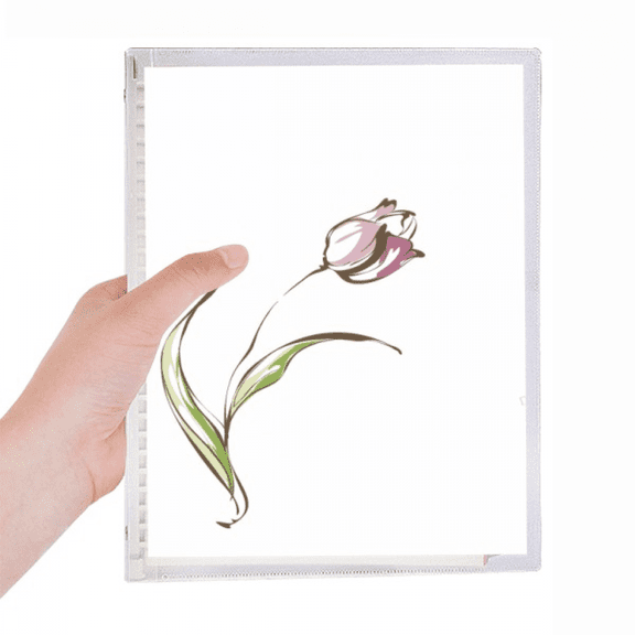 flower hand painted notebook loose diary refillable journal statiry