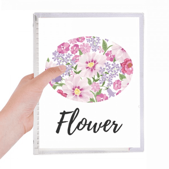 flower sea drawing art notebook loose diary refillable journal statiry