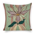 thumbnail image 1 of flower vase art deco Linen toss pillowcase decoration pillowcase gifting preferred 24x24 inch cushion cover sofa pillowcase sofa bedroom living room car, 1 of 8