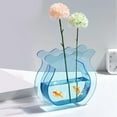 flowerpot ventilation garden "Clear Acrylic Fish Tank Vase Modern Small