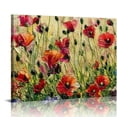 thumbnail image 1 of flowers Canvas Print On Canvas Living Room Bedroom Home Office Wall Decor Ready to Hang, 1 of 6