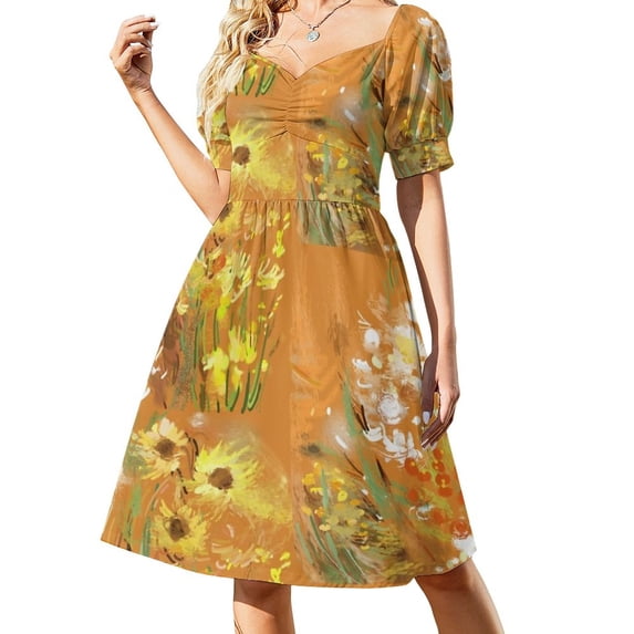flowers Sleeveless Dress loose summer dress summer clothes for women Women dresses summer dresses woman 2024