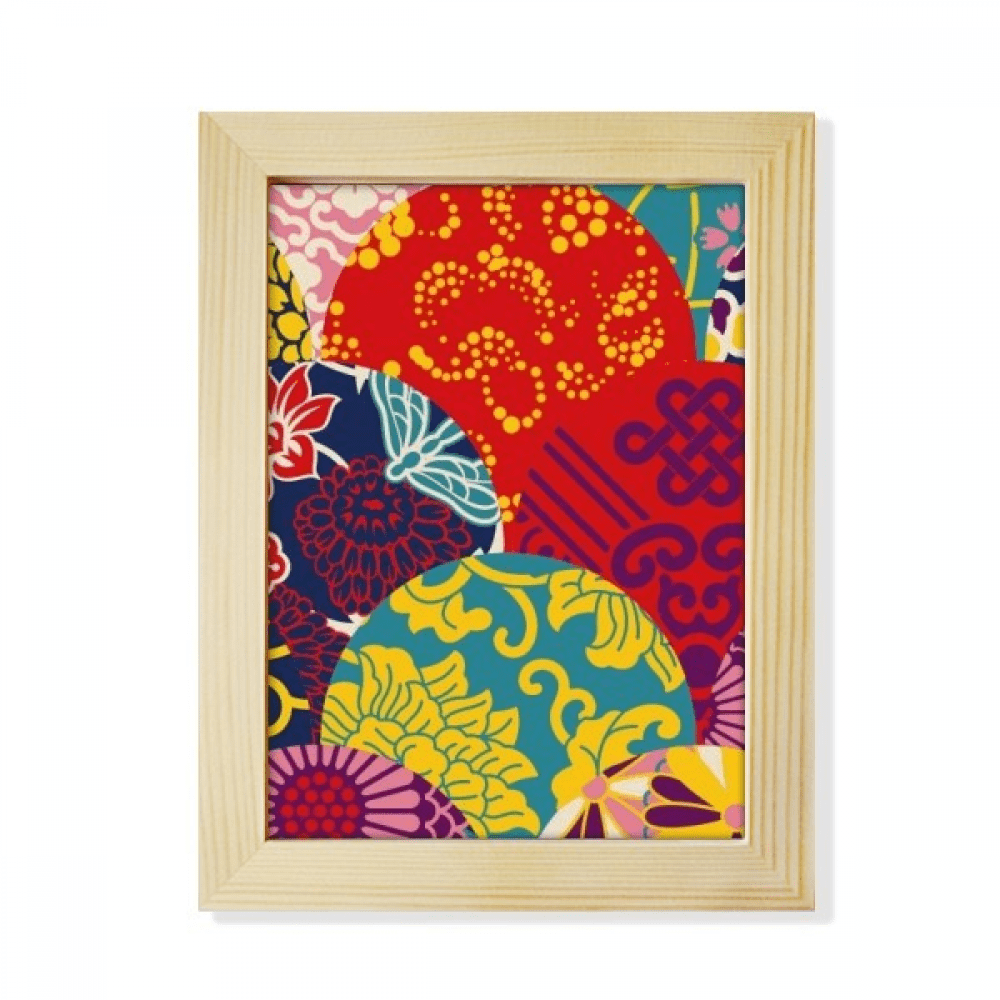 flowers chinese knot pattern japanese style desktop adorn photo frame ...