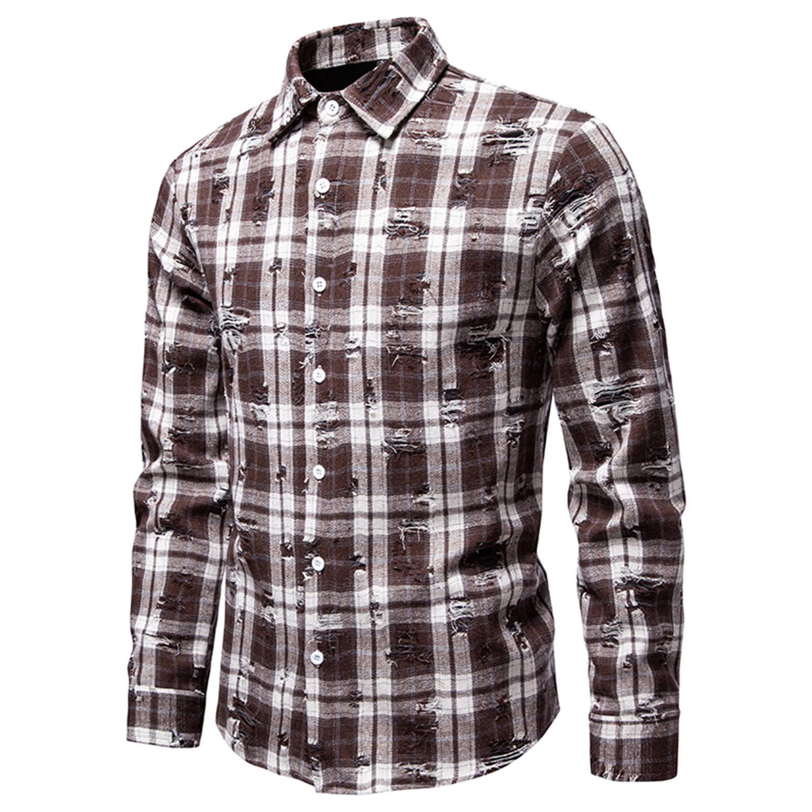 fnnxeal Mens Button Down Shirts Casual Long Sleeve Mens Button Down ...
