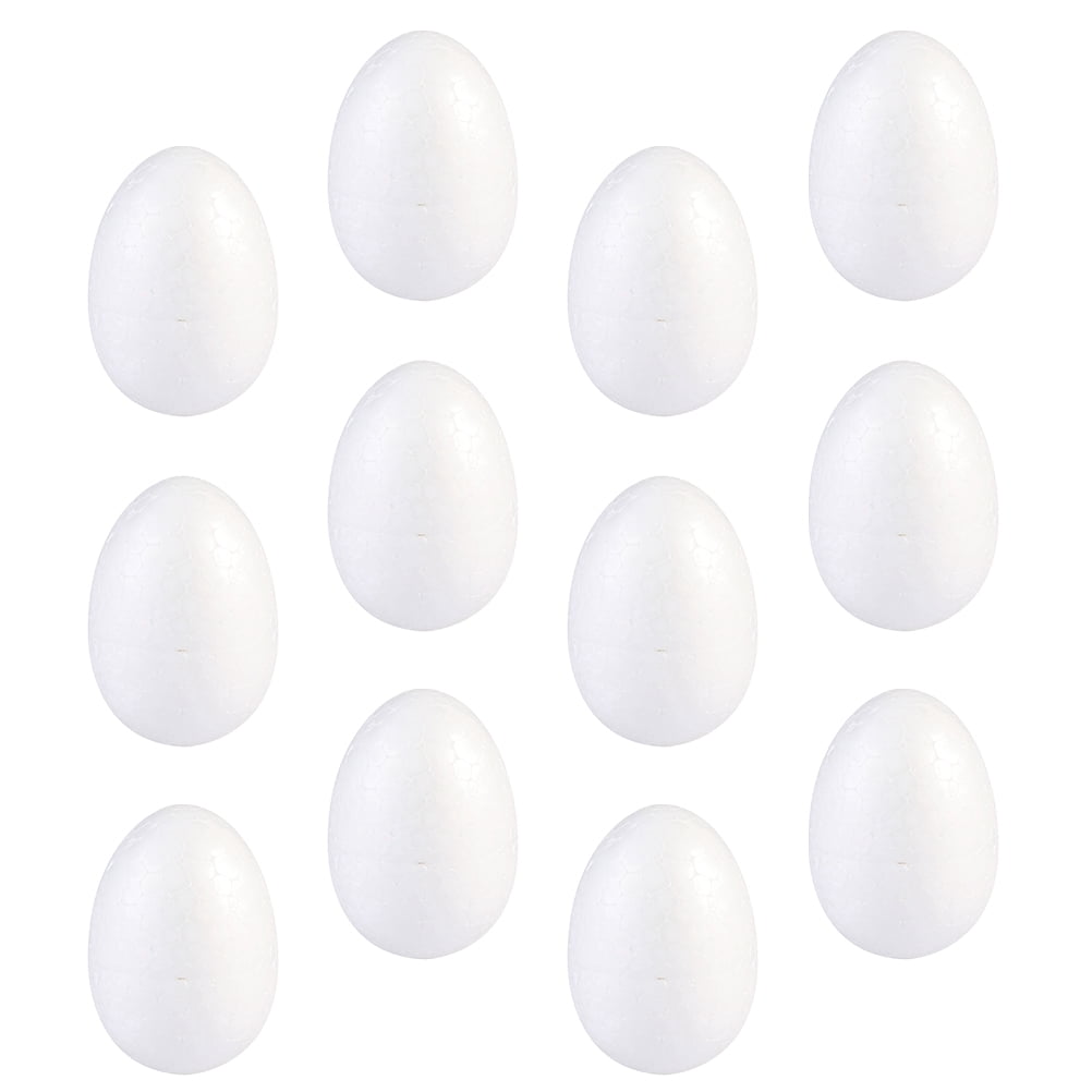 foam egg 25pcs Festival Eggs Modelling White Foams Eggs DIY Painting