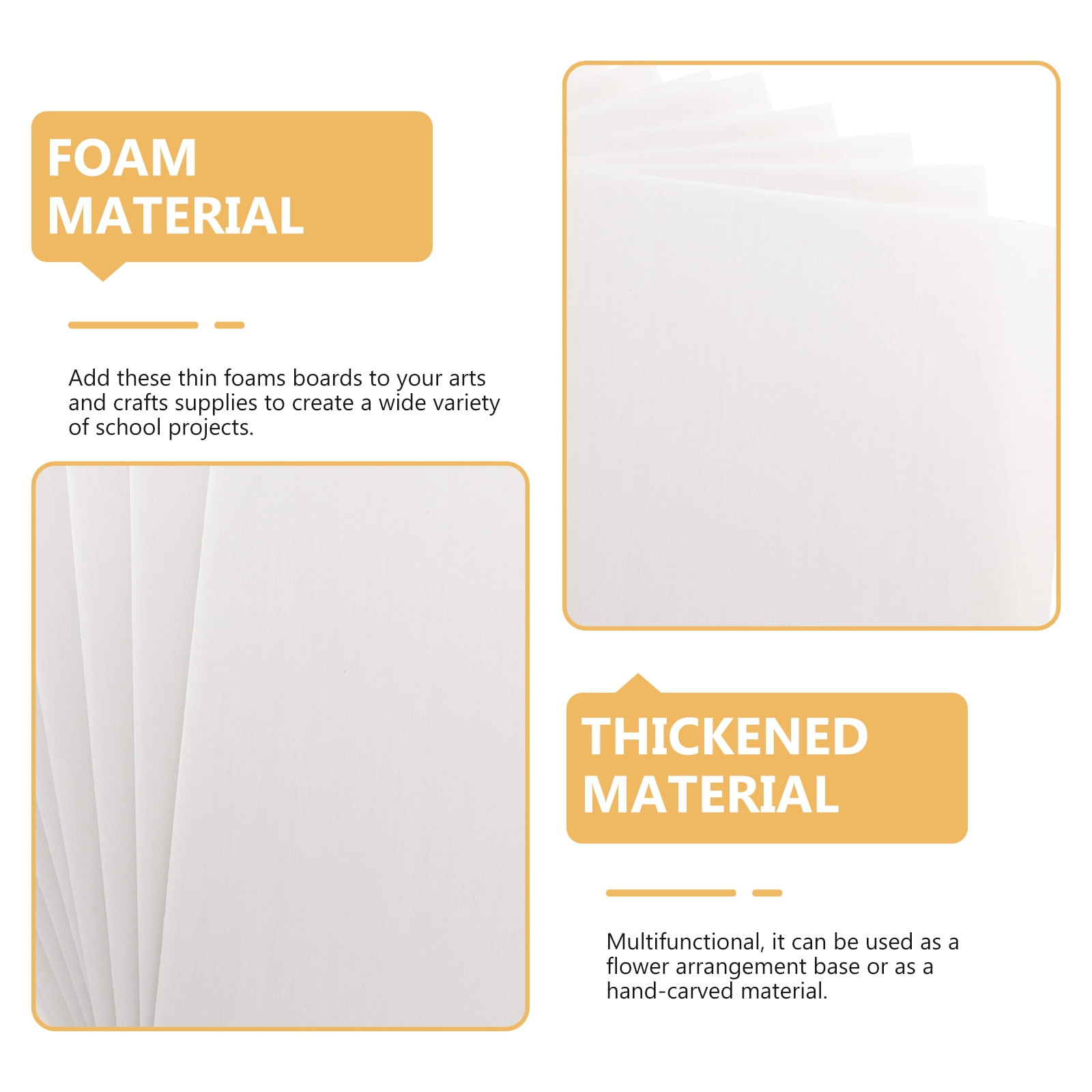 foams core board 10pcs Foam Boards Large Foam Board Thicken Foam Board