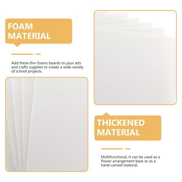 foams core board 10pcs Foam Boards Large Foam Board Thicken Foam Board Foam Projects Board Foam Poster Board