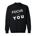 thumbnail image 1 of "focus On You" Sweatshirt Women -Image by Shutterstock, Female 4X-Large, 1 of 4