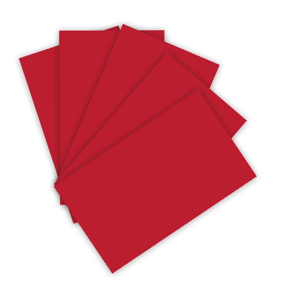 folia 6318 Coloured Paper 130 g/m Tinted Drawing Paper in Brick Red DIN A3 50 Sheets as a Basi