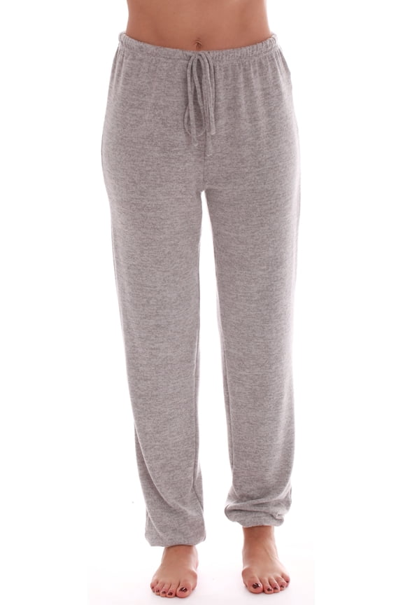 Women's Ultra Soft Joggers Pants - Comfortable Casual Lounge Pants (Grey, 1X)