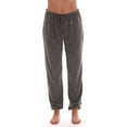 thumbnail image 1 of #followme Buffalo Plaid Flannel Pajama Joggers for Womens (Black, 3X Plus), 1 of 3