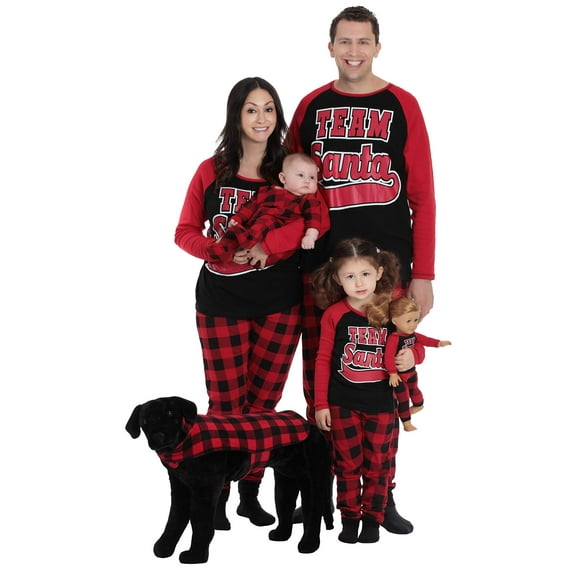 #followme Family Pajamas Cotton Womens Pajama Set 6801-10195-XL (Buffalo Plaid Dog, XXX-Large)