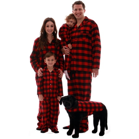 #followme Family Pajamas Flannel Kids Pajama Set 43648-10195-7 (Buffalo Plaid - Kids, Kids 4, Kids)