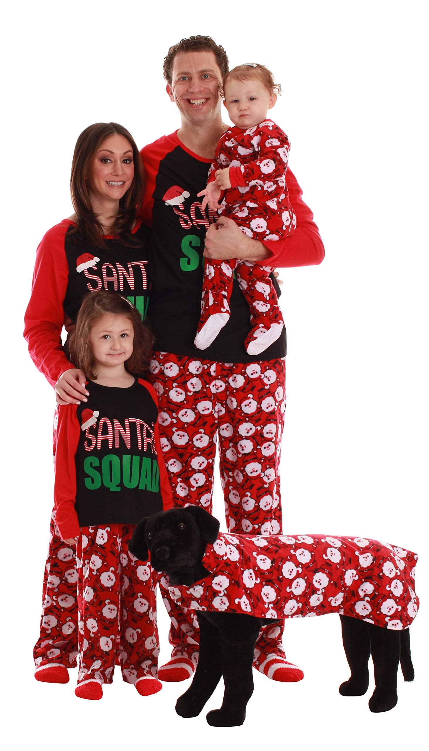 #followme Family Pajamas Microfleece (5-6, Santa Squad)
