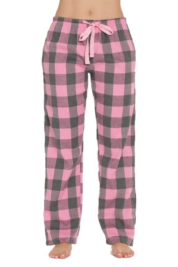 #followme Flannel Pajama Pants for Women Sleepwear PJs 45805-10195-RED-2X