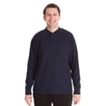 thumbnail image 1 of #followme Henley Thermal Shirt for Men Breathable Long Sleeve Shirt (Navy, Small), 1 of 3
