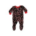 thumbnail image 1 of #followme Matching Christmas Pajamas for Family, Couples, Dog - Candy Cane (Candy Cane Infant, 0-3 Months), 1 of 5