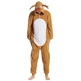 thumbnail image 1 of #followme Men's Adult Onesie Mens Pajamas 6938-L (Small, Reindeer Buffalo Plaid), 1 of 5