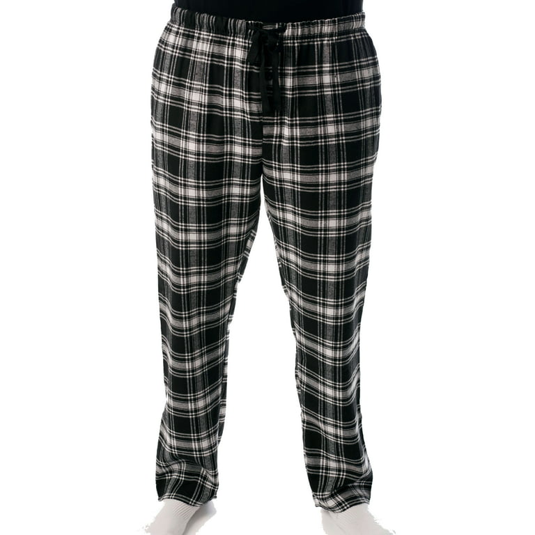 Black Plaid Pajama Bottom