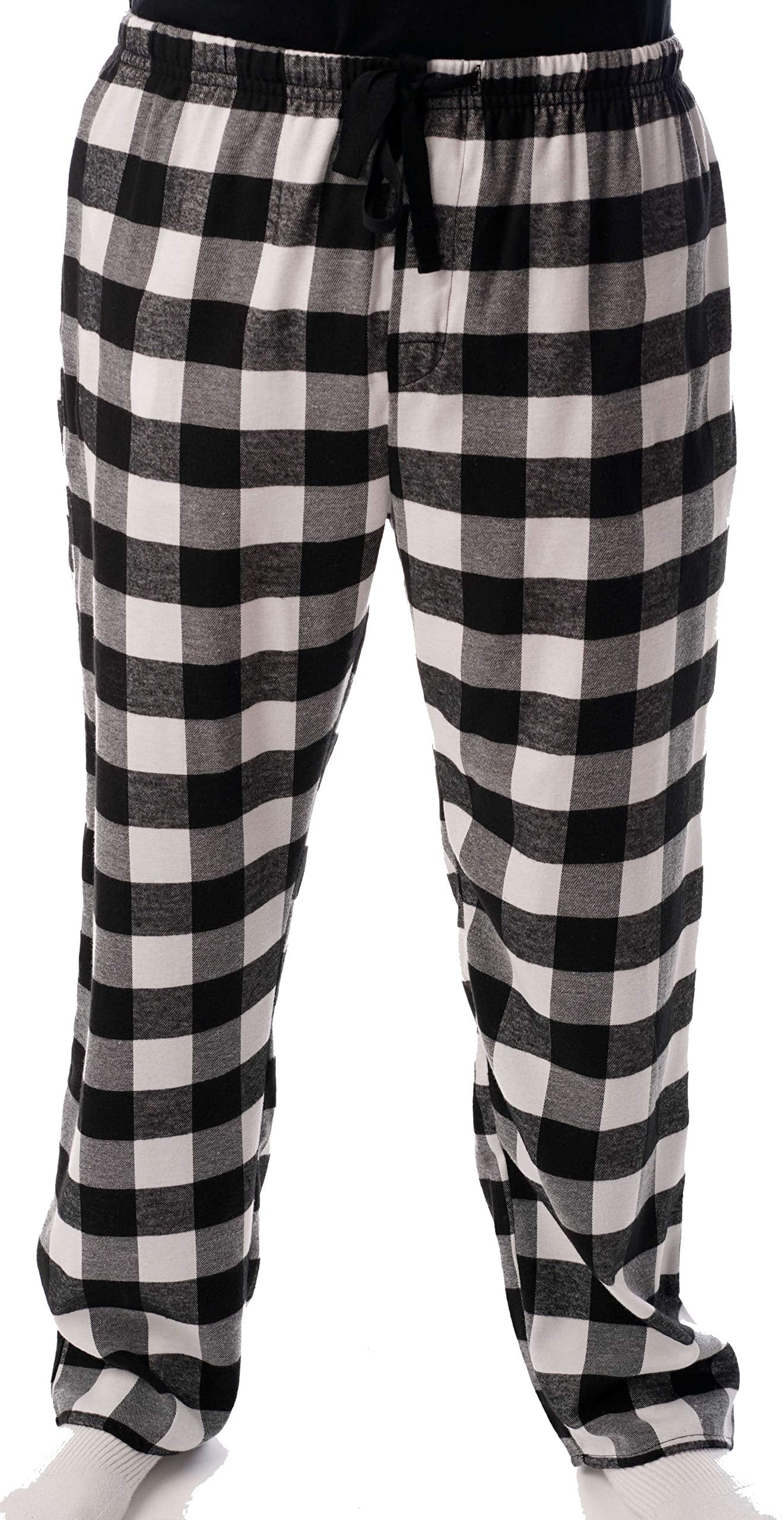 #followme Men's Flannel Pajamas - Plaid Pajama Pants for Men - Lounge ...