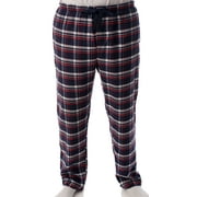 #followme Men's Flannel Pajamas - Plaid Pajama Pants for Men - Lounge & Sleep PJ Bottoms (Royal - Buffalo Plaid, 3X-Large)