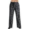thumbnail image 1 of #followme Men's Microfleece Pajamas - Paisley Bandana Print Pajama Pants for Men - Lounge & Sleep PJ Bottoms 45902-V-10780-BLK-S, 1 of 3
